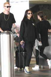Chantel Jeffries in Comfy Travel Outfit - LAX in LA 06/23/2019