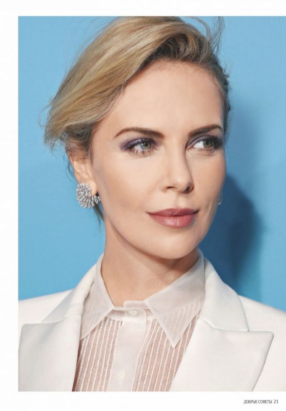 Charlize Theron - Good Advice Magazine Russia July 2019 Issue