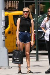 Chloe Sevigny Leggy in Shorts - Out in NYC 06/09/2019