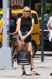 Chloe Sevigny Leggy in Shorts - Out in NYC 06/09/2019