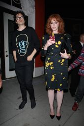 Christina Hendricks - Leaving the "Too Old to Die Young" Premiere in LA