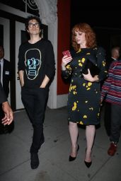 Christina Hendricks - Leaving the "Too Old to Die Young" Premiere in LA