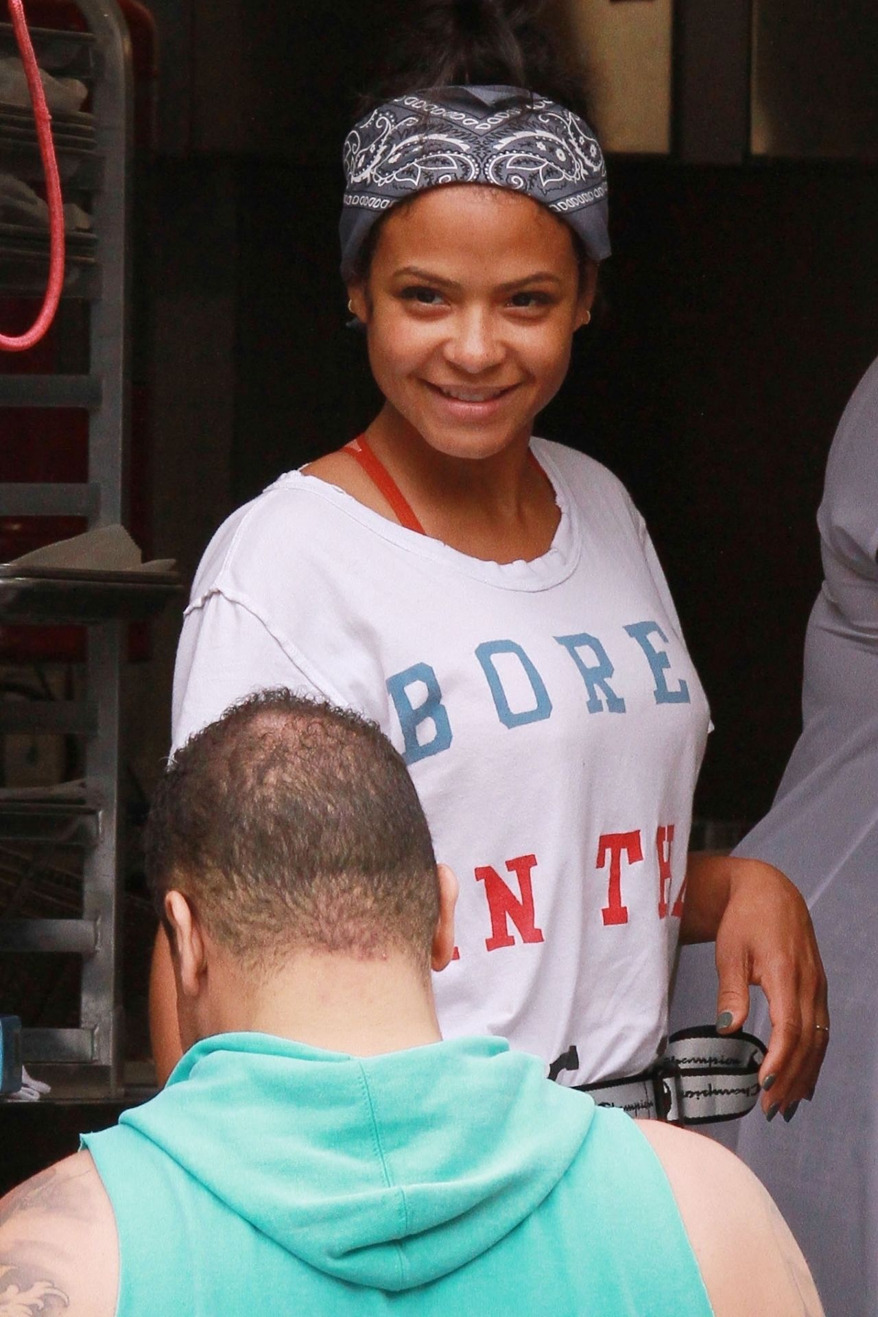 Christina Milian at Her Beignet Box Mobile Unit in Studio City 06/21