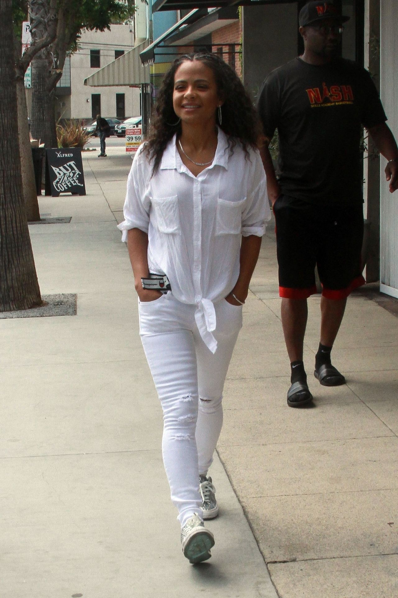 Christina Milian at Her Food Truck "Beignet Box" in Studio City" 06/14