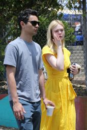 Elle Fanning With Max Minghella - Shopping in LA 06/15/2019
