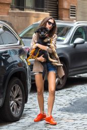 Emily Ratajkowski - Walking Her Dog in NYC 06/05/2019