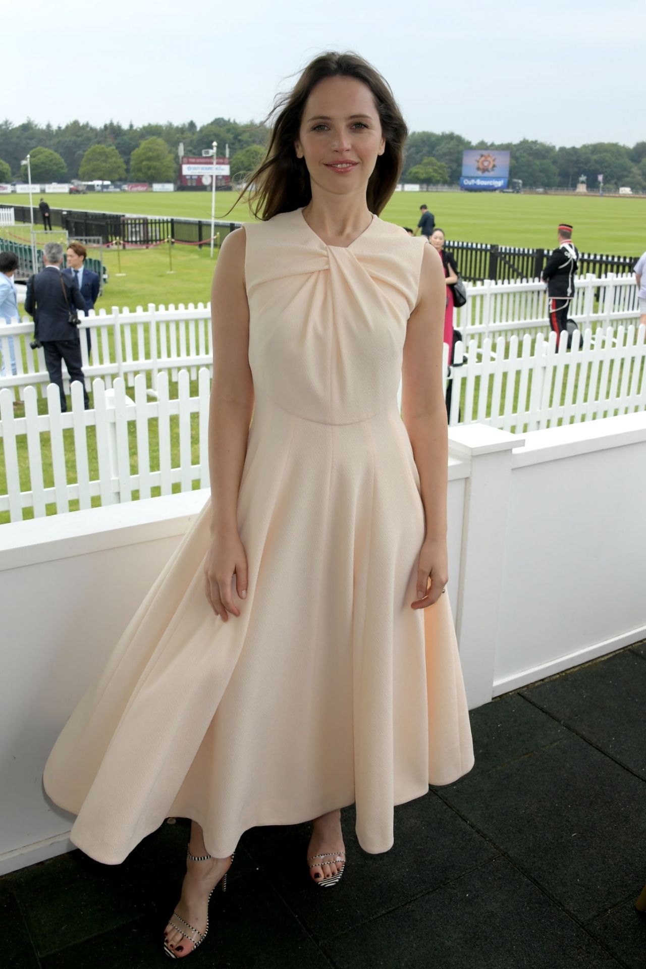 Felicity Jones - The Royal Windsor Cup Final in Egham 06/23/2019