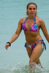 Gabby Allen at the Beach in Barbados 06/17/2019