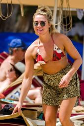 Gabby Allen in Bikini on the Beach in Barbados 06/16/2019