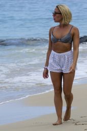 Gabby Allen on the Beach in Barbados 06/18/2019