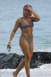Gabby Allen on the Beach in Barbados 06/18/2019