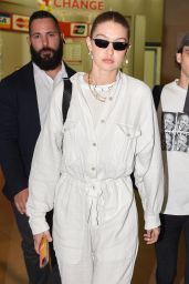 Gigi Hadid at Florence Airport, Italy 06/12/2019