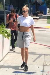 Hailey Rhode Bieber - Heads to the Cha Cha Matcha in Los Angeles 06/03/2019