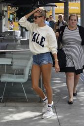 Hailey Rhode Bieber Leggy in Shorts - Beverly Hills 06/11/2019