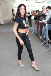 Halsey in Crop-Top at BBC Live Lounge in London 06/06/2019