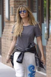 Heidi Klum Make-up Free - Out in NYC 06/03/2019