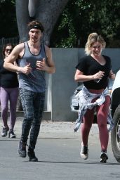Hilary Duff - Jogging in LA 05/31/2019