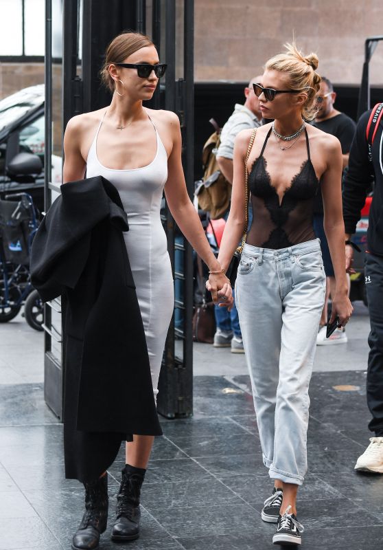 Irina Shayk and Stella Maxwell - Out in Florence 06/14/2019