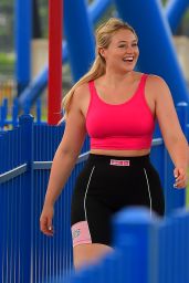 Iskra Lawrence at Six Flags Great Adventure in New Jersey 06/06/2019