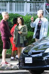 Jenna Dewan - Filming a Scene for Her Netflix Project in Chicago 06/07/2019