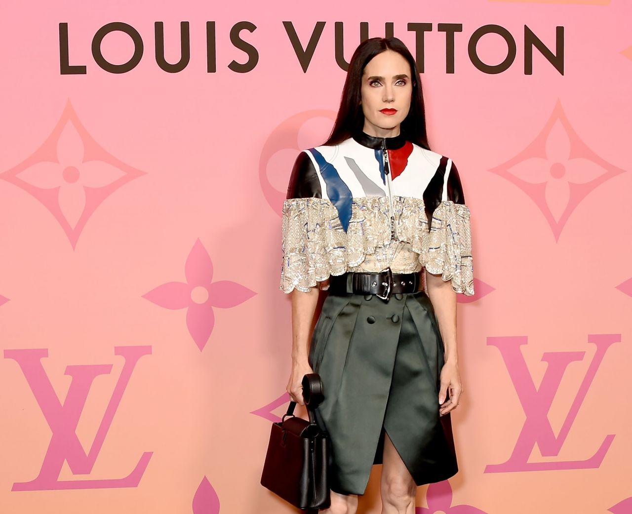 Jennifer Connelly is striking in Louis Vuitton at party for Maison's new  exhibit in Beverly Hills
