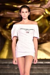 Kaia Gerber Walks Alexander Wang Collection 1 Fashion Show in NYC 05/31/2019