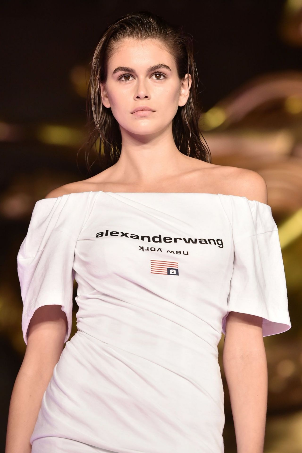 Kaia Gerber Walks Alexander Wang Collection 1 Fashion Show in NYC 05/31 ...