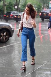 Katie Holmes in Jeans - Out in NYC 06/17/2019