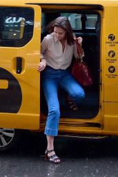 Katie Holmes in Jeans - Out in NYC 06/17/2019