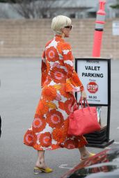 Katy Perry in a Floral Figure-Hugging Dress 06/03/2019
