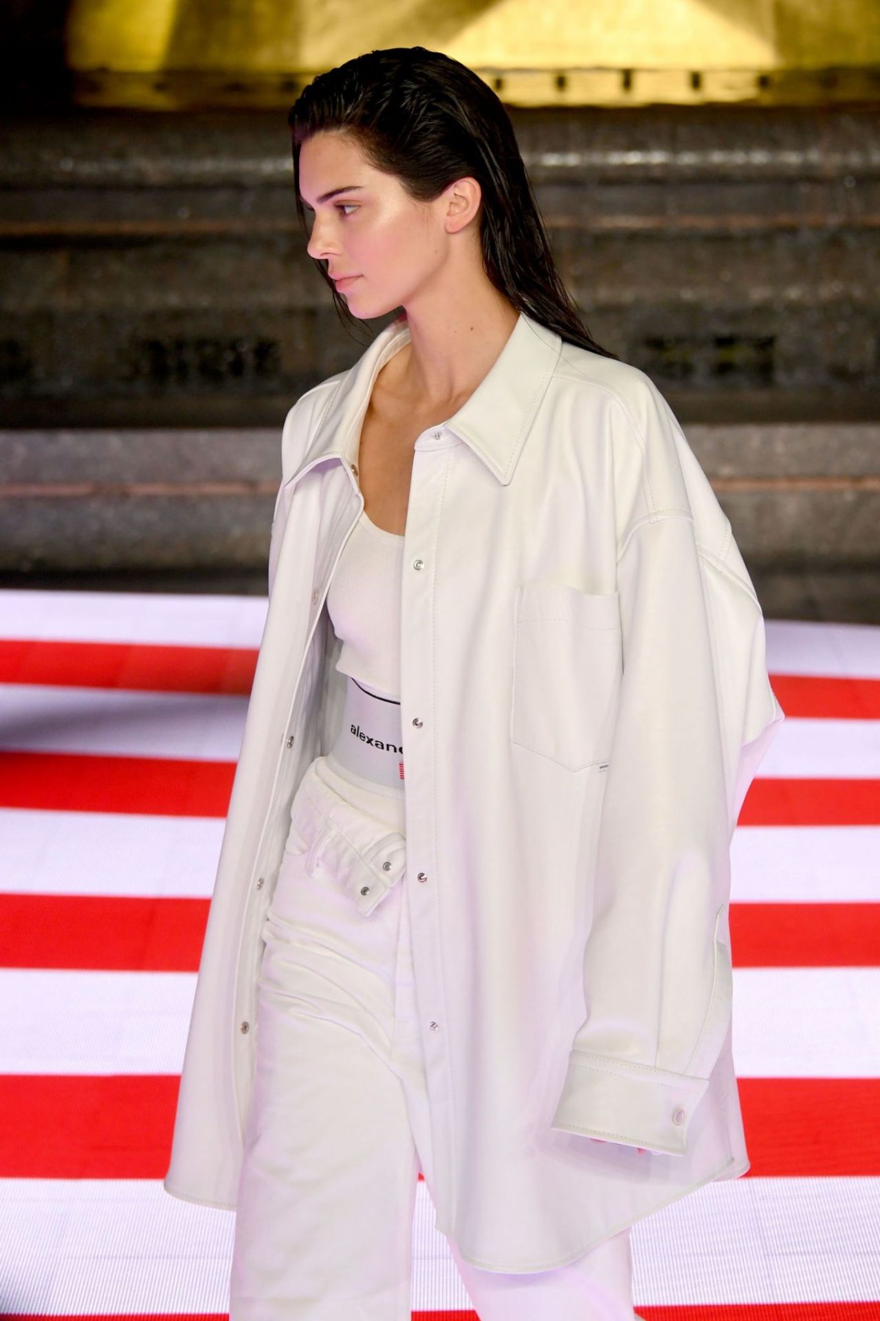 Kendall Jenner Walks Alexander Wang Collection 1 Fashion Show in NYC 05