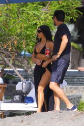 Kim Kardashian in a Black Bikini 06/20/2019