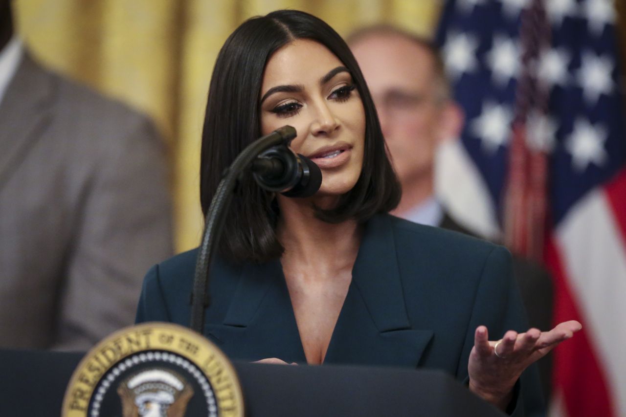 Kim Kardashian - Speaks During a Second Chance Hiring and Criminal ...