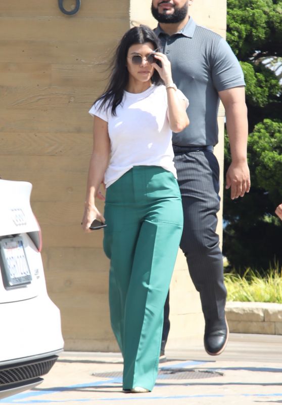 Kourtney Kardashian in Casual Outfit at Nobu in Malibu 06/23/2019