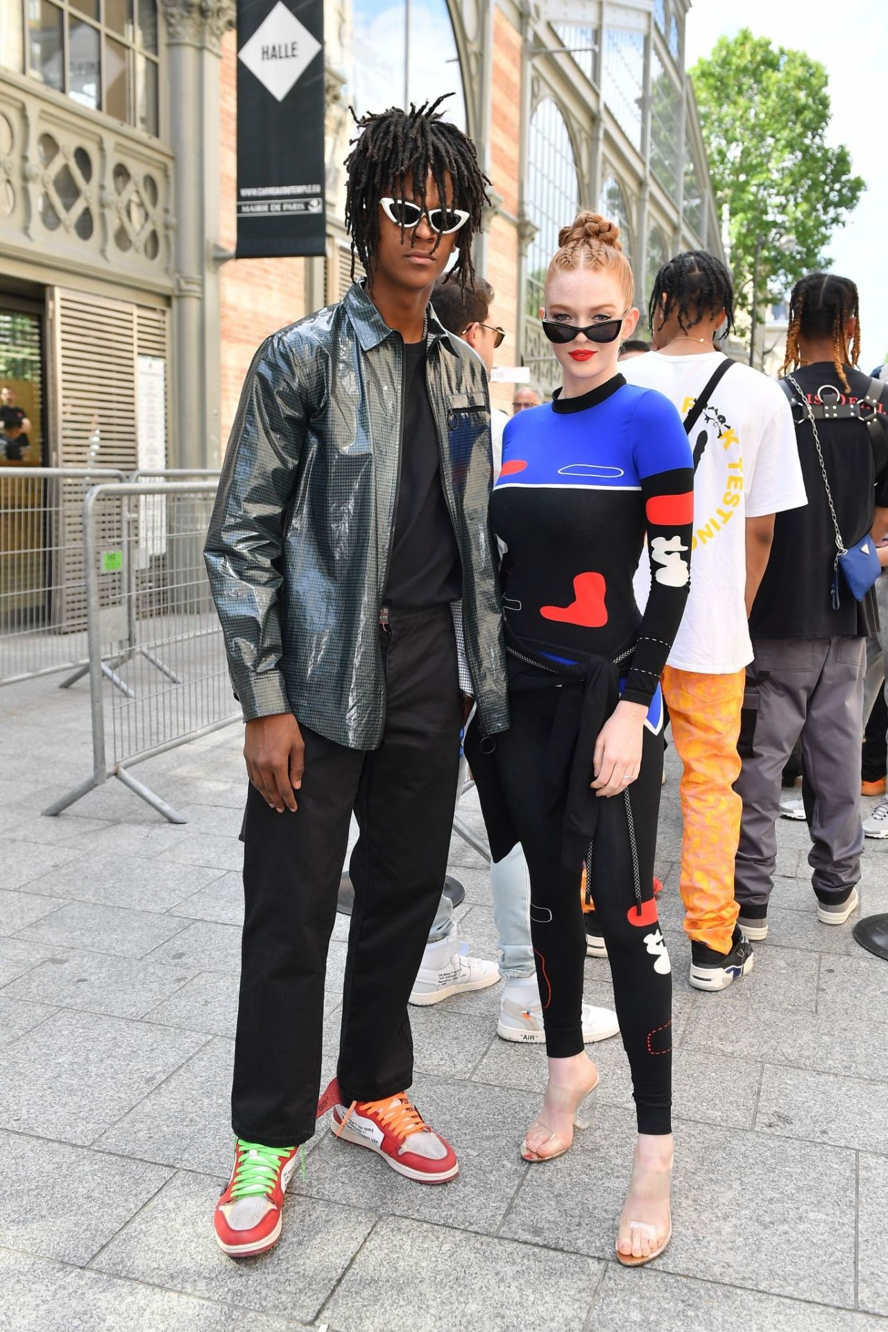 Larsen Thompson - Outside Off-White Menswear Spring Summer 2020 Show in