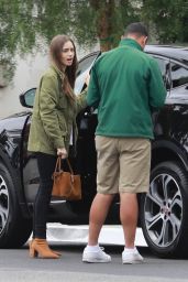 Lily Collins - Arrives at the San Vicente Hotel in West Hollywood 06/22/2019