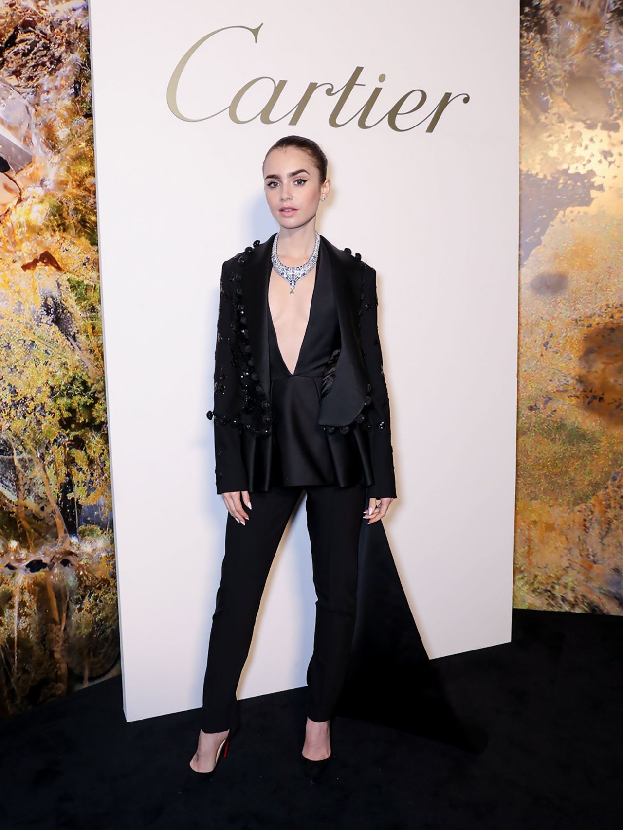 Lily Collins - Cartier Magnitude Collection Gala in London 06/12/2019