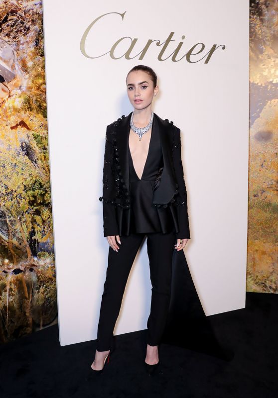 Lily Collins - Cartier Magnitude Collection Gala in London 06/12/2019