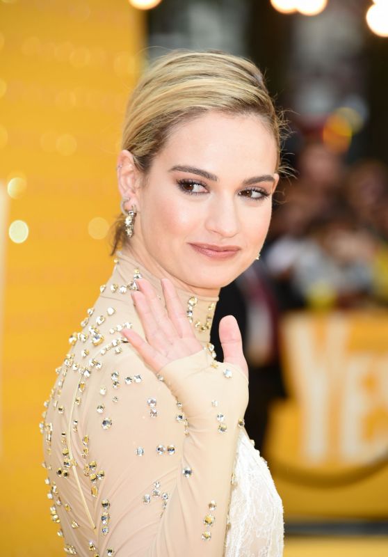 Lily James - "Yesterday" Premiere in London