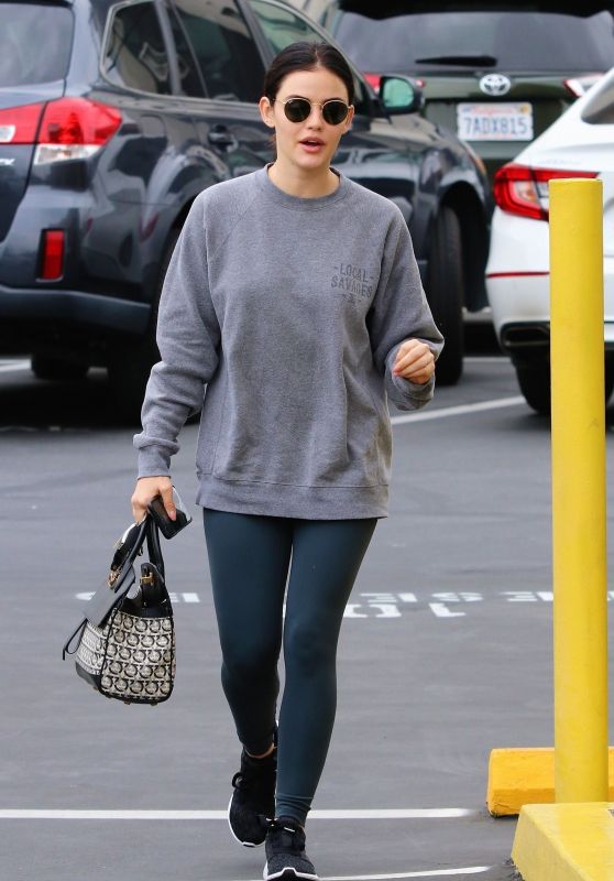Lucy Hale at a Dentists Office in Toluca Lake 06/20/2019