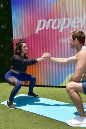 Lucy Hale - Trains for the Propel Co Labs Fitness Festival in West Hollywood 06/19/2019