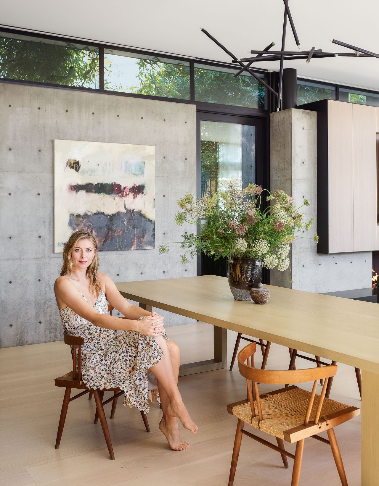 Maria Sharapova - Architectural Digest Magazine July/August 2019