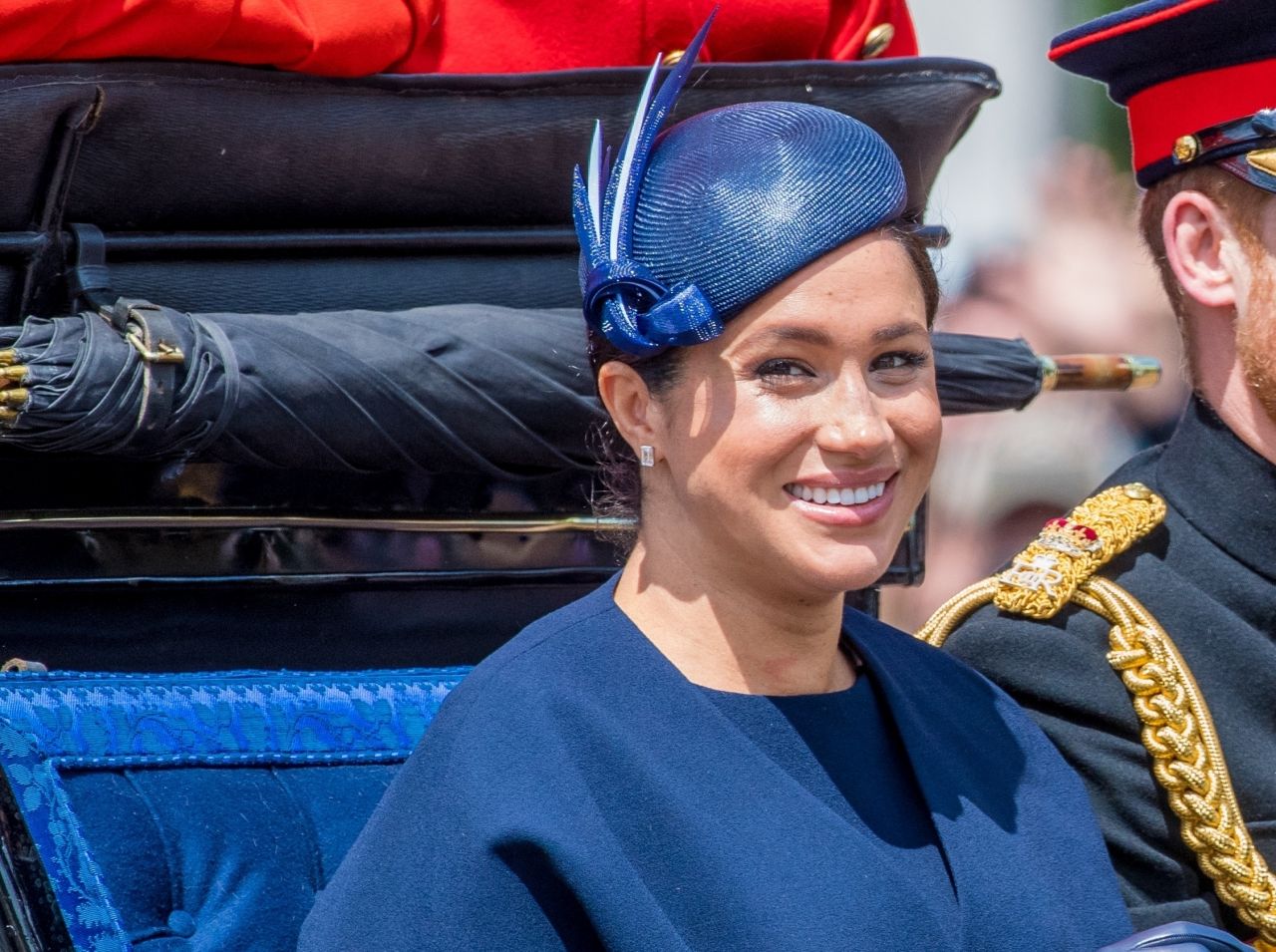 Meghan Markle and Prince Harry - Trooping the Colour Ceremony in London