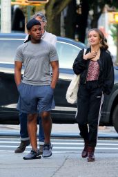 Olivia Cooke and John Boyega - Filming Their Upcoming Movie Project "Naked Singularity" in Brooklyn 06/12/2019
