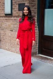 Olivia Munn - Leaving Her Hotel in Tribeca 06/25/2019