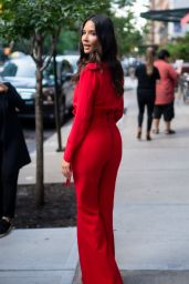Olivia Munn - Leaving Her Hotel in Tribeca 06/25/2019
