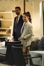Olivia Munn - Out for Dinner in Rome 06/01/2019