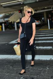 Pamela Anderson at LAX Airport in Los Angeles 06/05/2019