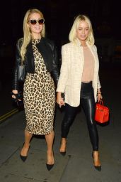 Paris Hilton Night Out Style - Chiltern Firehouse in London 06/04/2019