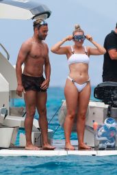 Perrie Edwards and Alex Oxlade-Chamberlain on Holiday in Ibiza 06/08/2019